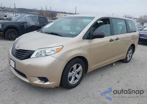 2014 Toyota Sienna L V6 7 Passenger из США, поврежденный, VIN 5TDZK3DC4ES493886